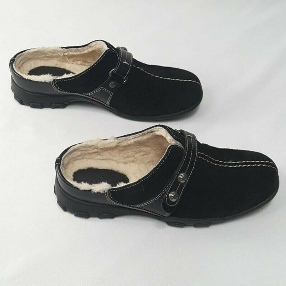 Cole Haan Black Suede Leather Womens 6B Mules - Picture 12 of 12